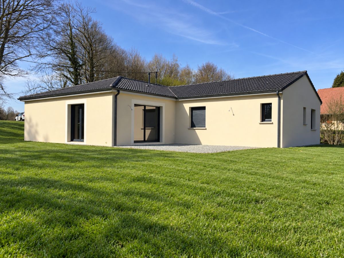 Maison moderne plain-pied